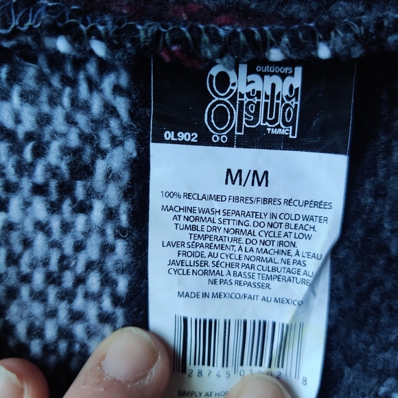 Maroon Grey Black Sweater - Picture 3 of 3